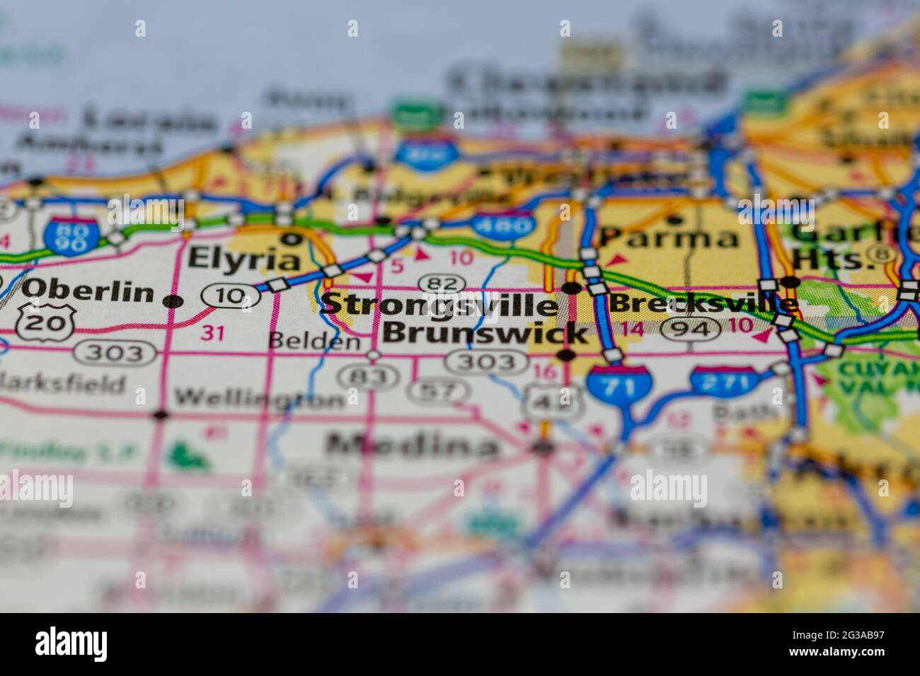 Strongsville ohio map hi res stock photography and images Alamy Strongsville ohio map hi res stock photography and images Alamy