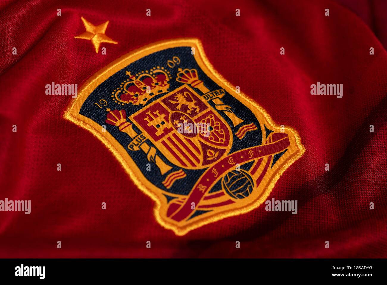 Spain football shirt hi-res stock photography and images - Alamy