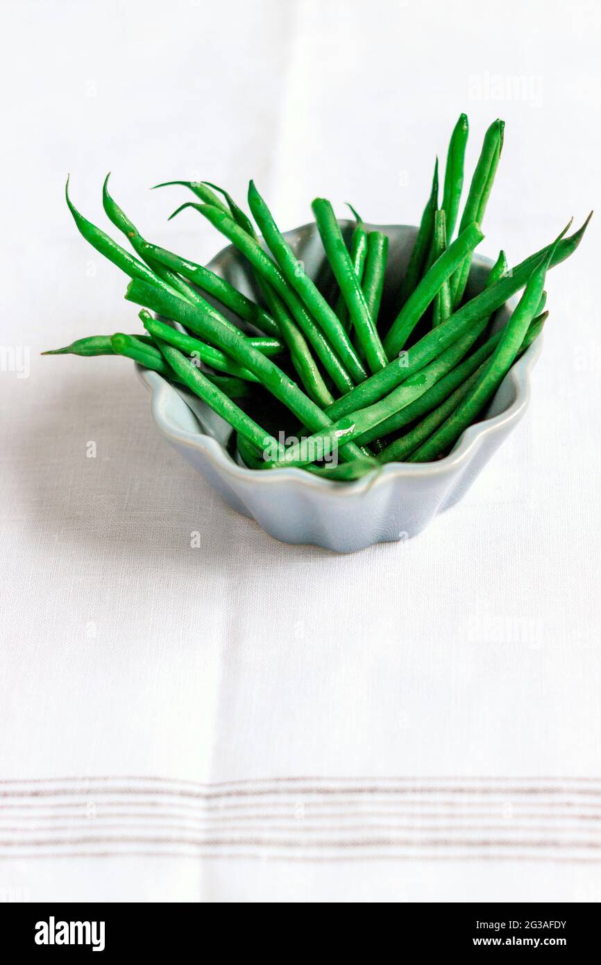French Green Beans Stock Photo