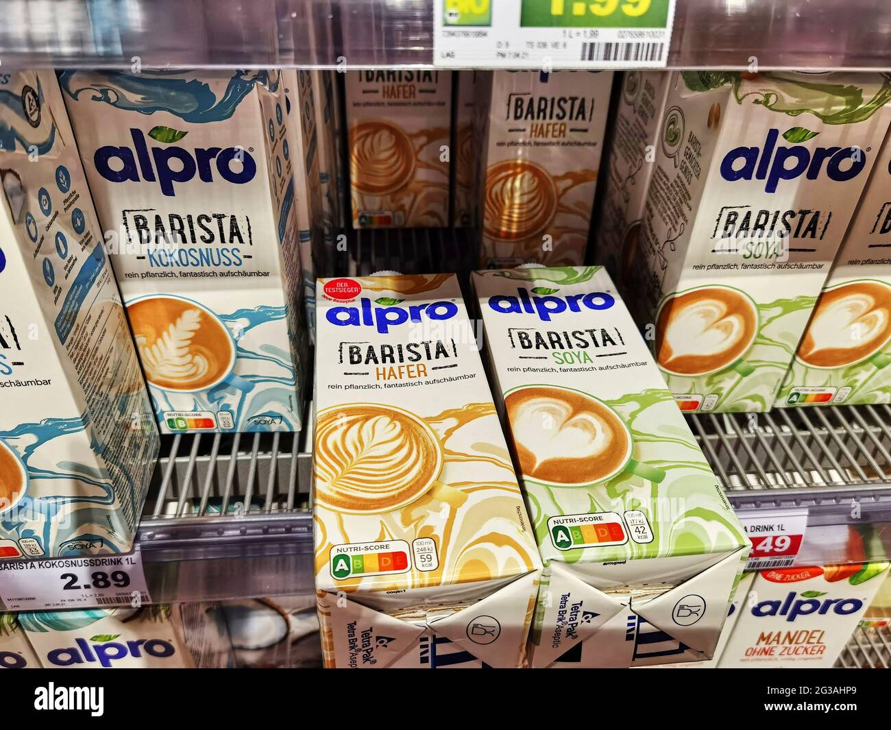 Soya milk alpro hi-res stock photography and images - Alamy