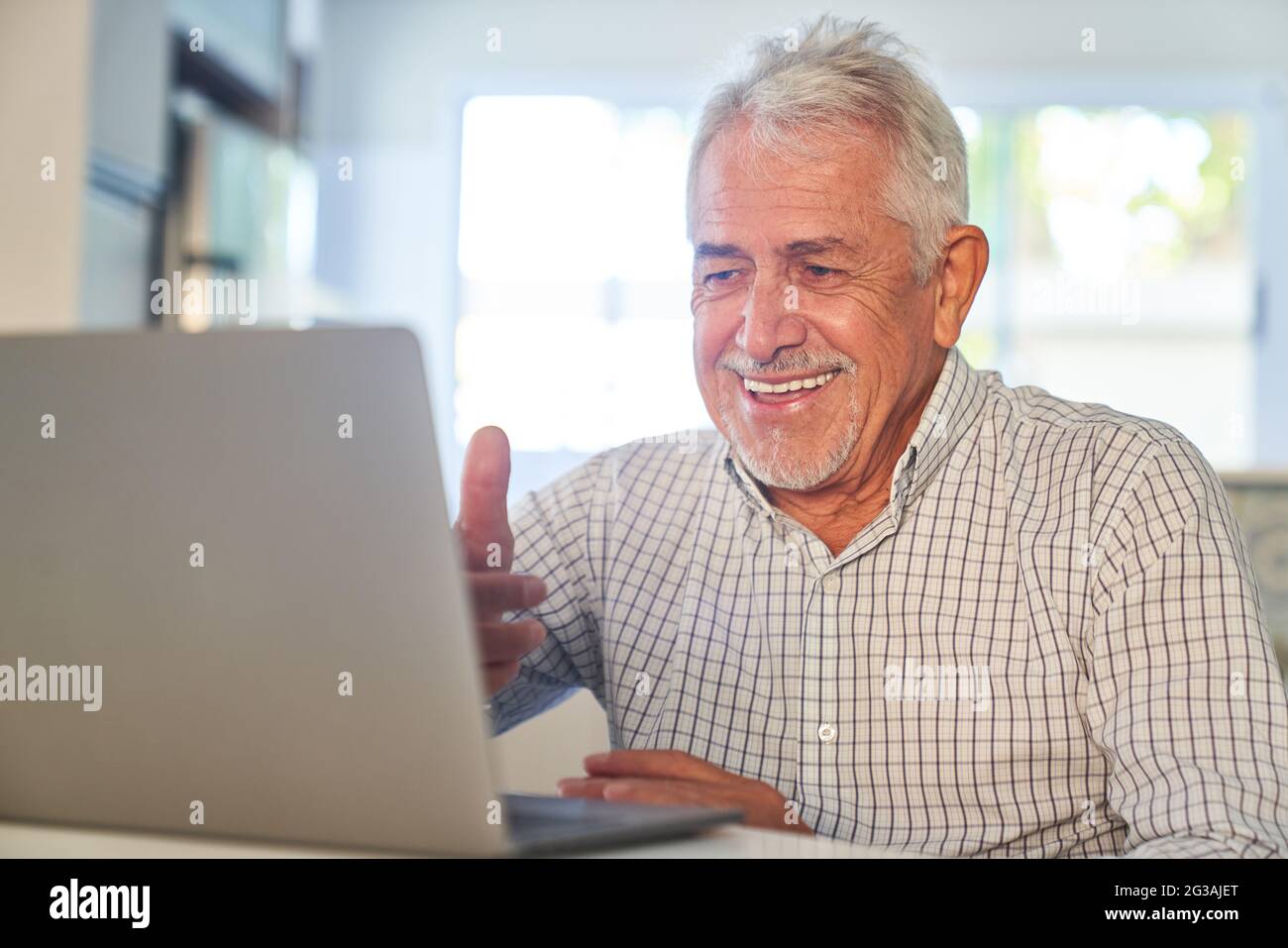 Man enjoys happy video call hi-res stock photography and images - Alamy