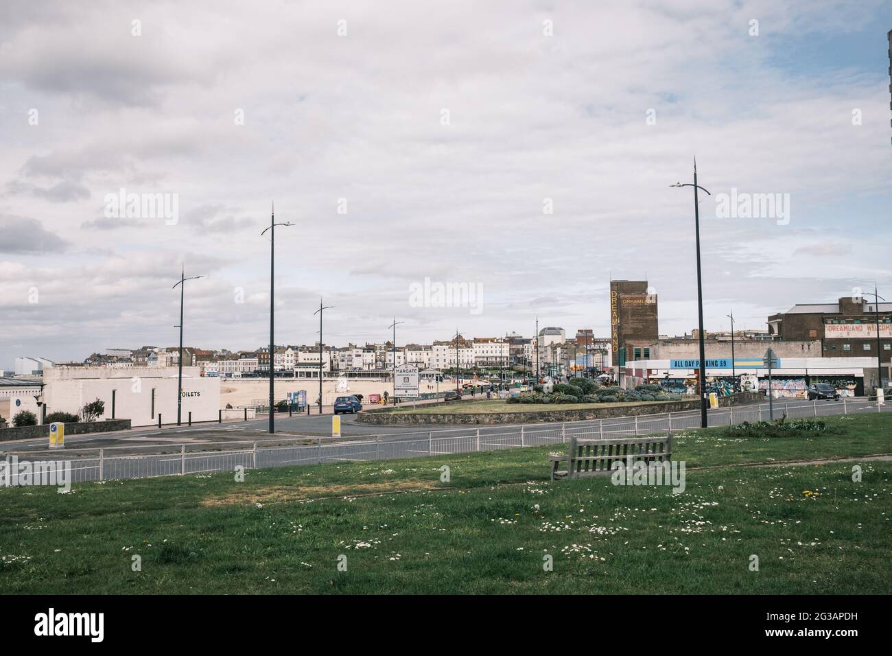 View of the Seafront, Margate, Kent, uk Stock Photo