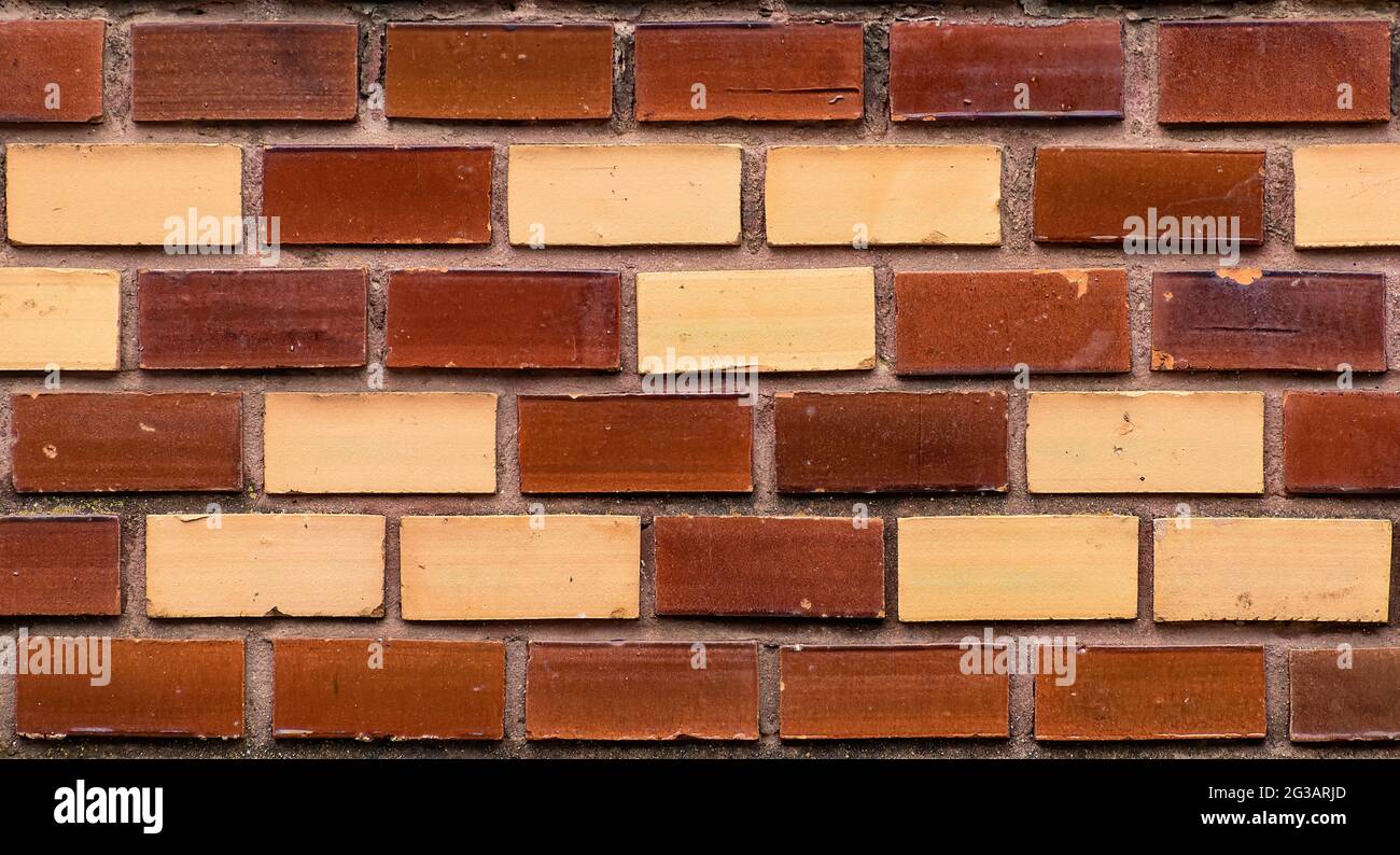 Illustration of the brick wall pattern used as wallpaper or background ...