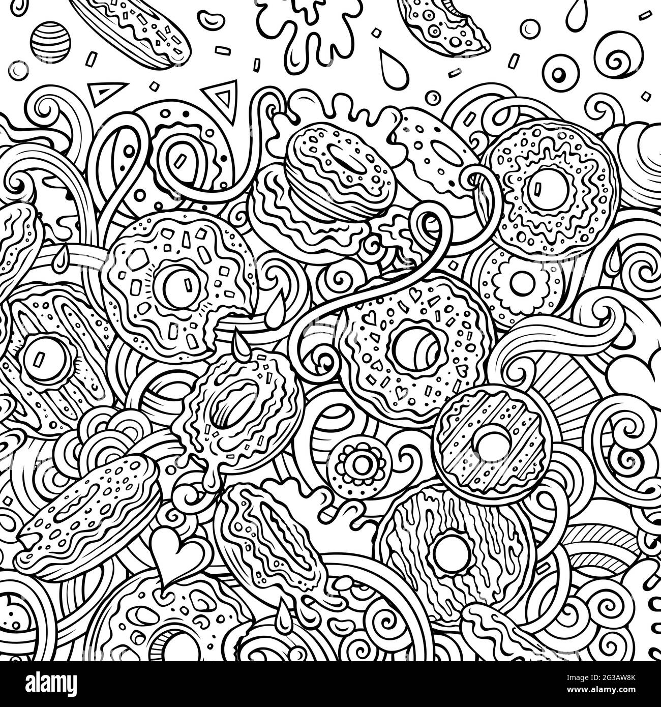 Kids food art funny Black and White Stock Photos & Images - Alamy