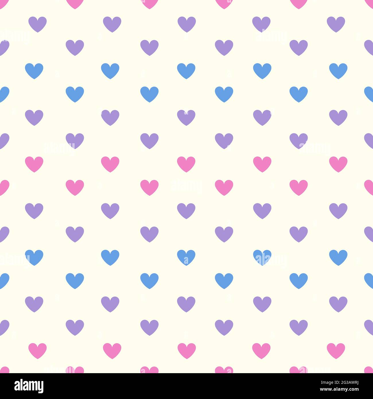 seamless pattern. gradient from hearts. vector illustration Stock Vector