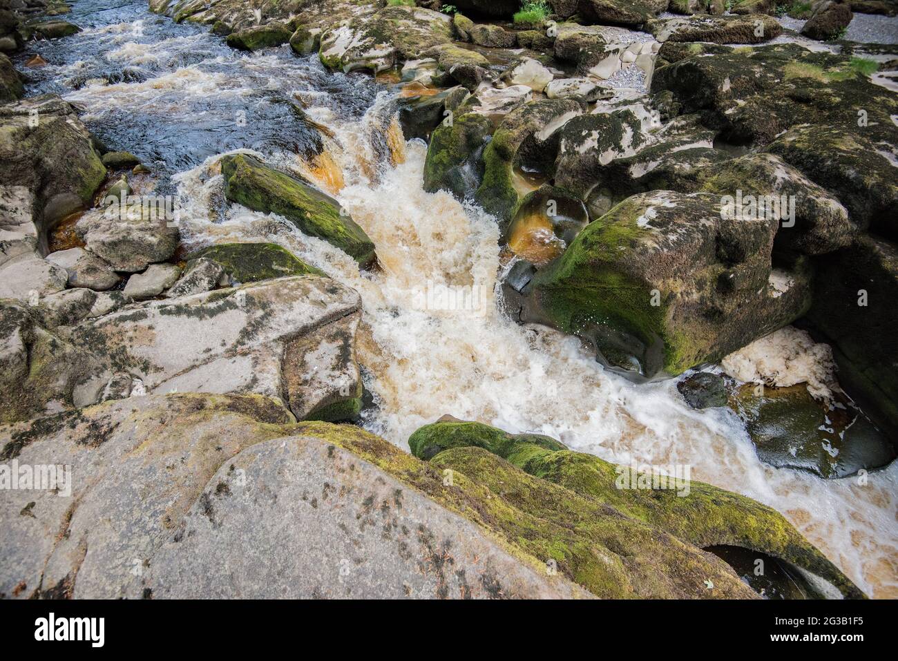 The Bolton Strid: The Most Dangerous River In The World? Stock Photo