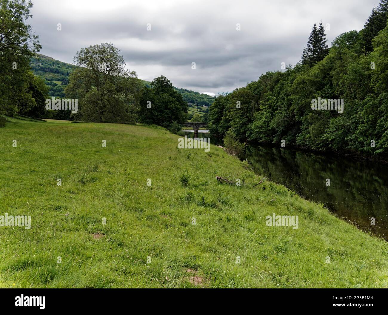 Glanusk Estate, Crickhowell, Powys, UK Stock Photo Alamy