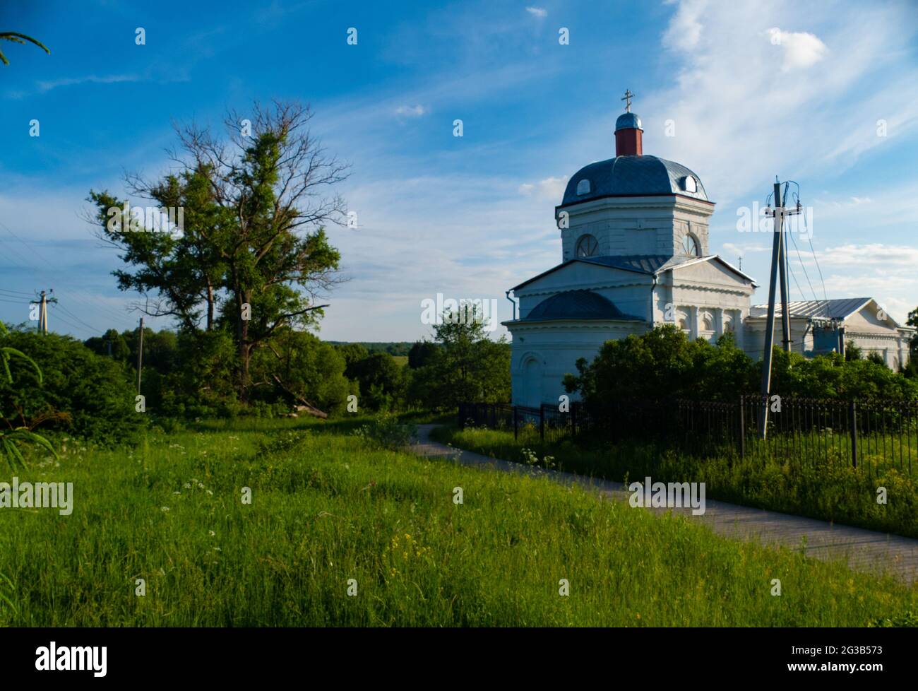 Church in the countryside in the summer of Russia 2021 Stock Photo - Alamy