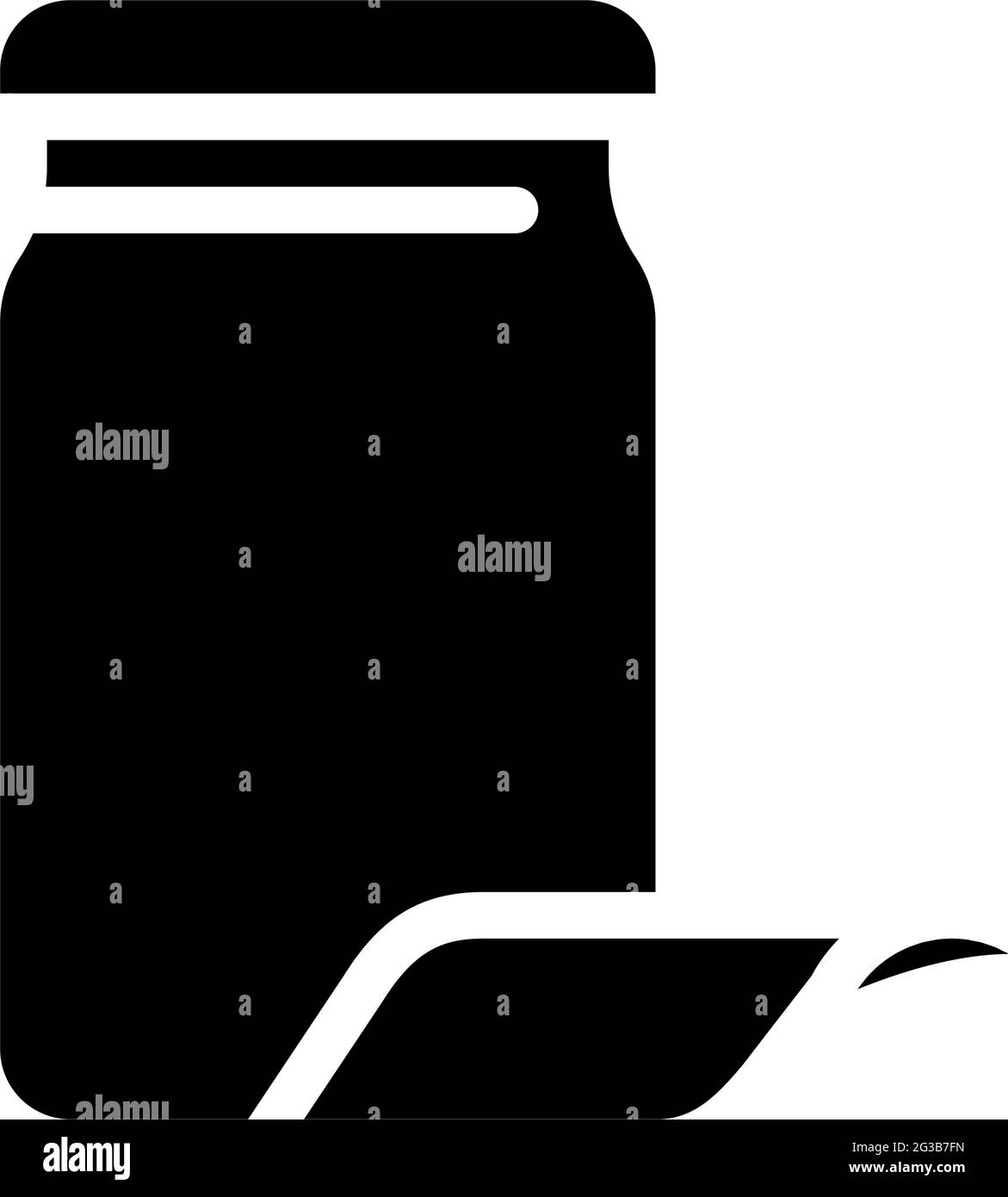 maltagliati pasta glyph icon vector illustration Stock Vector
