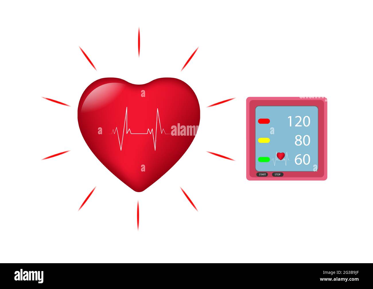 Digital device Medical equipment for measuring pressure, Diagnose