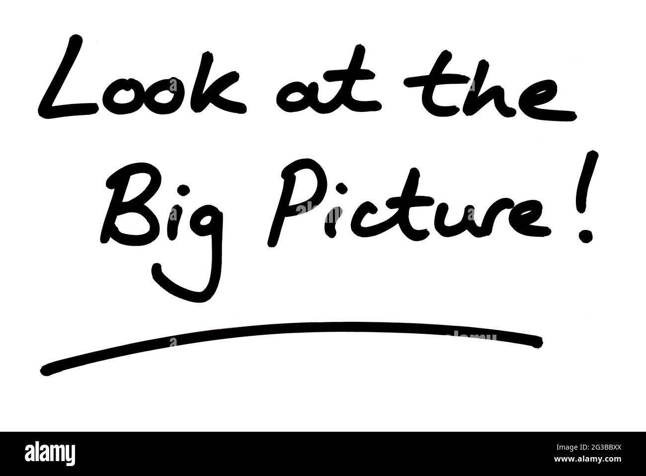 Look at the big picture hi-res stock photography and images - Alamy