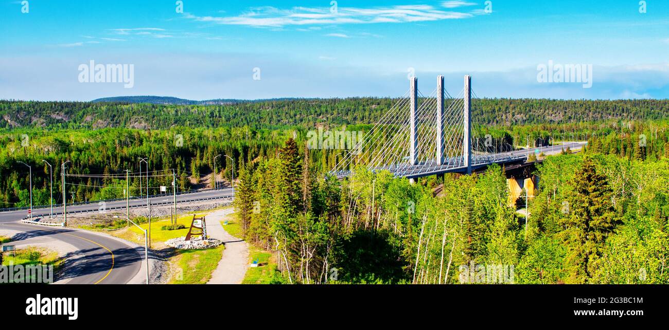 Nipigon River Bridge Stock Photo