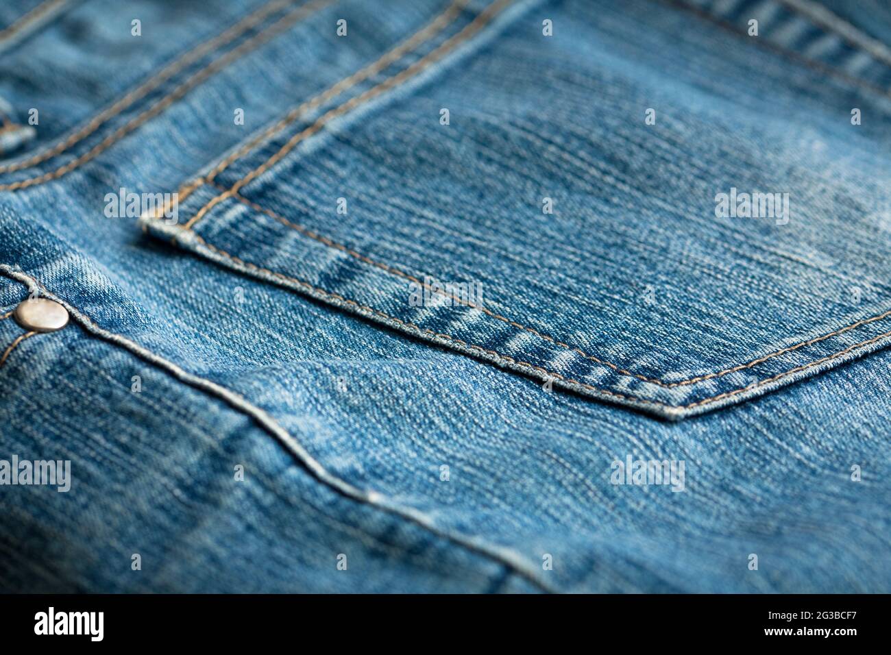 Jeans texture pocket seams hi-res stock photography and images - Alamy
