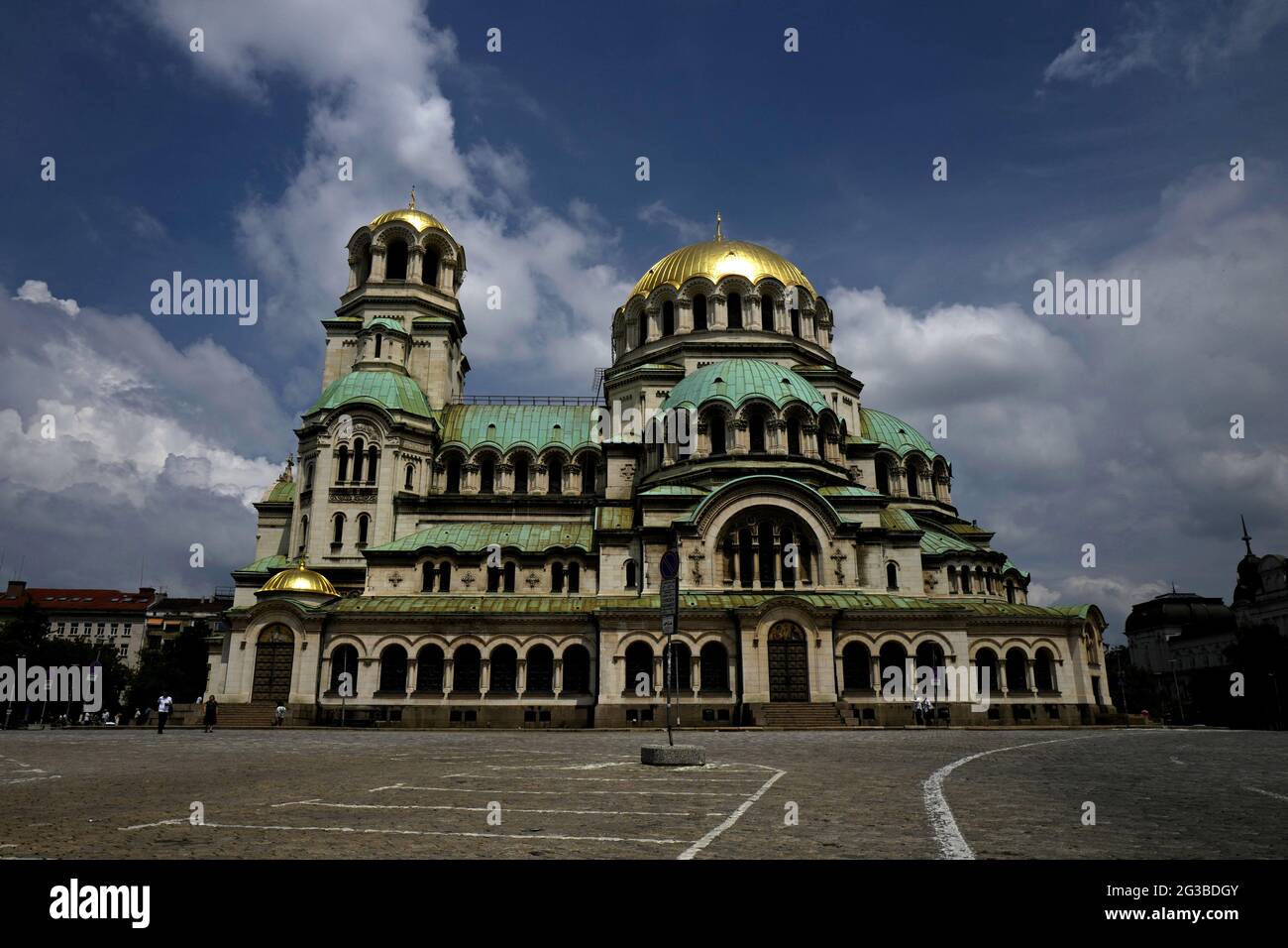 Aleksandr Nevskij cathedral, in Sophia. Bulgaria Stock Photo