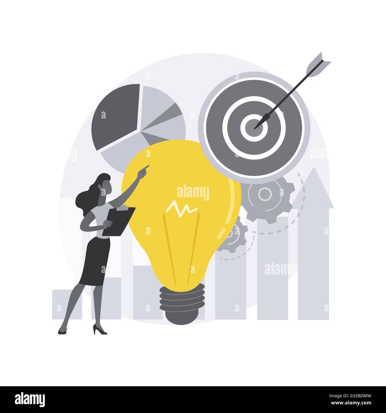 Sales plan for business abstract concept vector illustration Stock ...