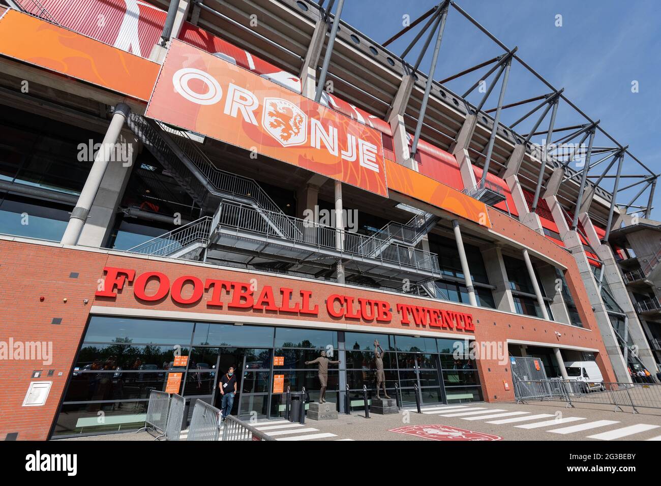 Enschede Stadium Grolsch Veste 15 06 2021 Season 2020 2021 Practice Game During The Match Nederland Noorwegen Vr Photo By Pro Shots Sipa Usa World Rights Except Austria And The Netherlands Stock Photo Alamy