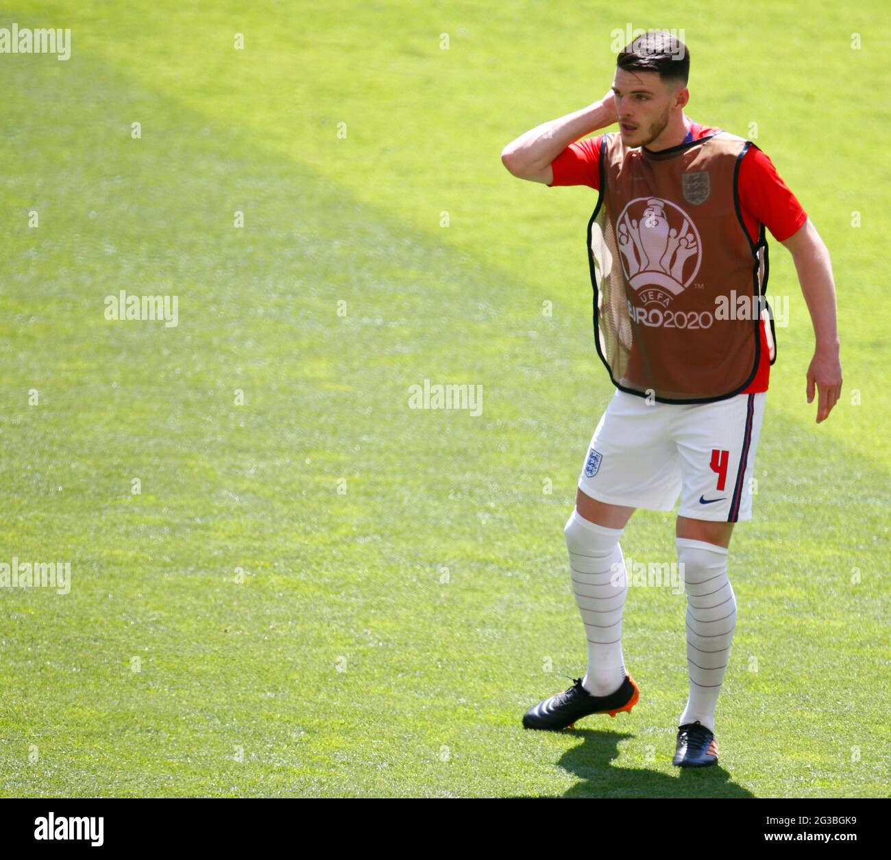 WEMBLEY, United Kingdom, JUNE 13: Declan Rice (West Ham) of England ...