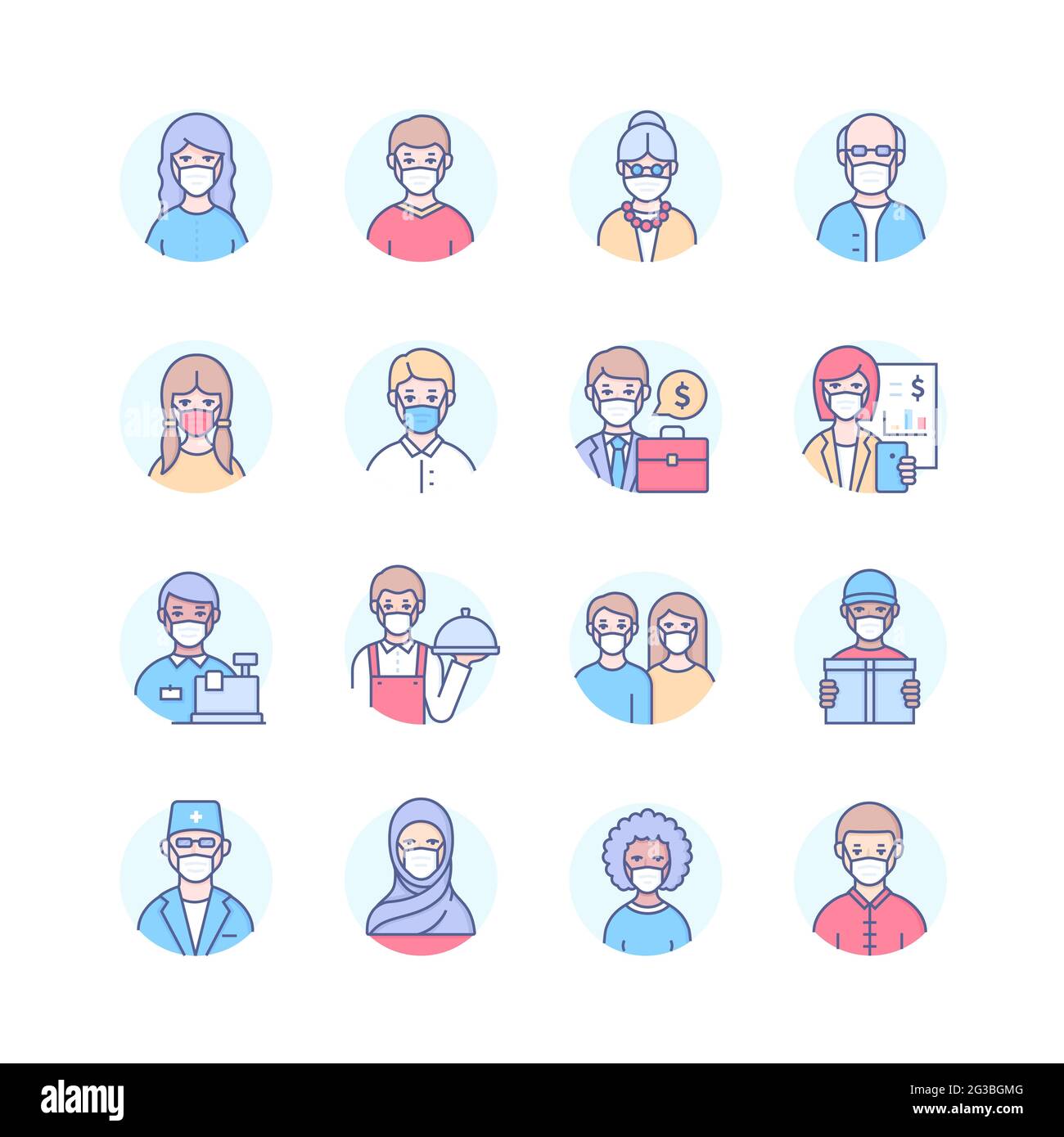 Personal protective equipment delivery Stock Vector Images - Alamy