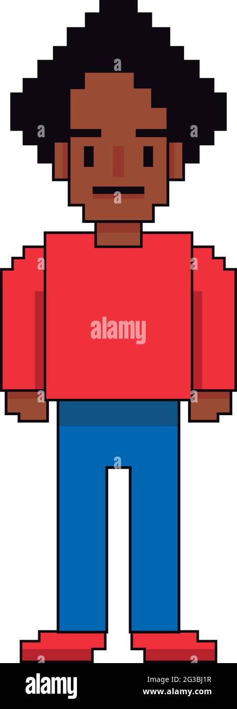 pixelated afro rasta avatar Stock Vector Image & Art - Alamy