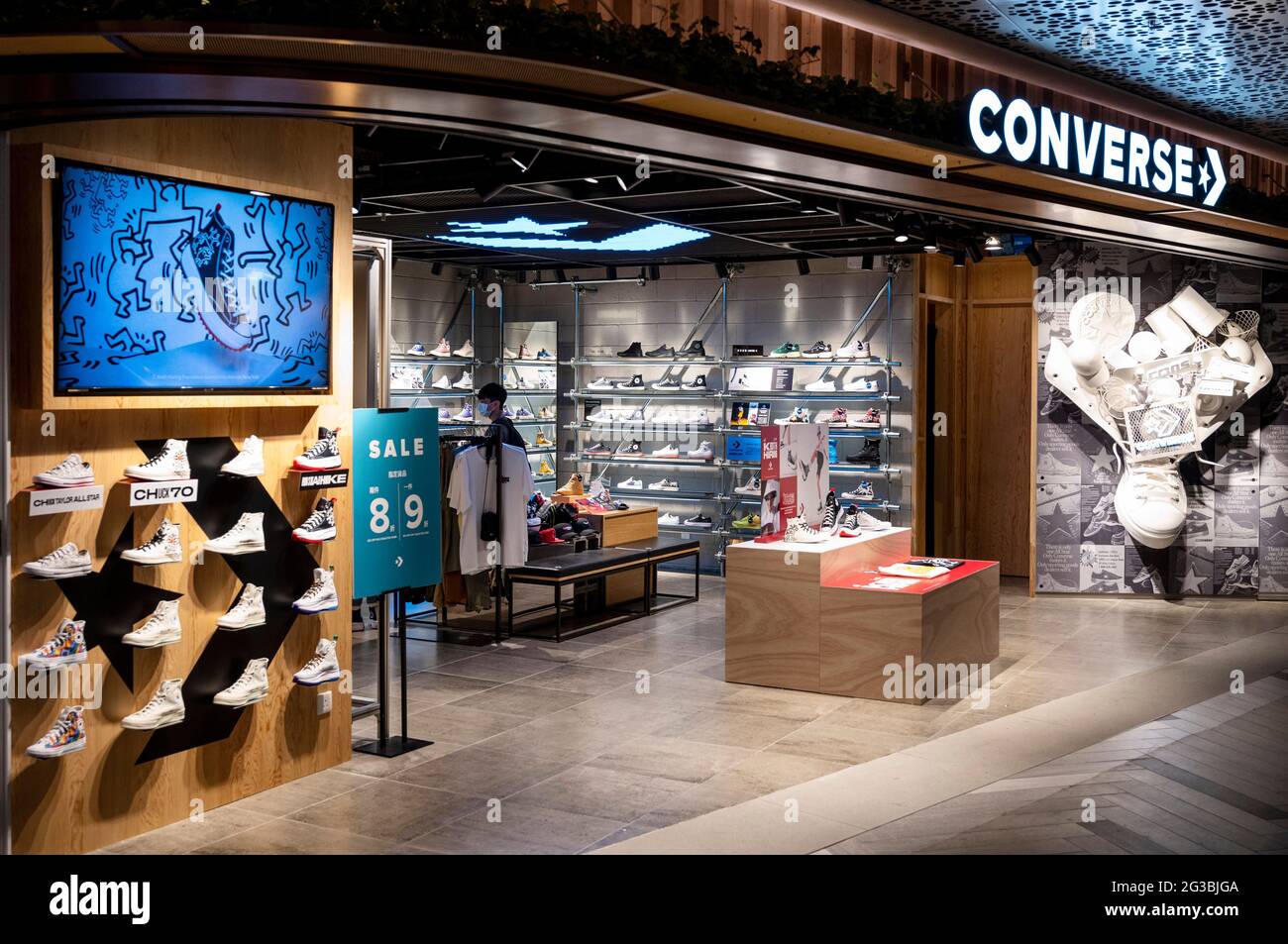 American shoe brand company Converse store seen in Hong Kong Stock Photo -  Alamy