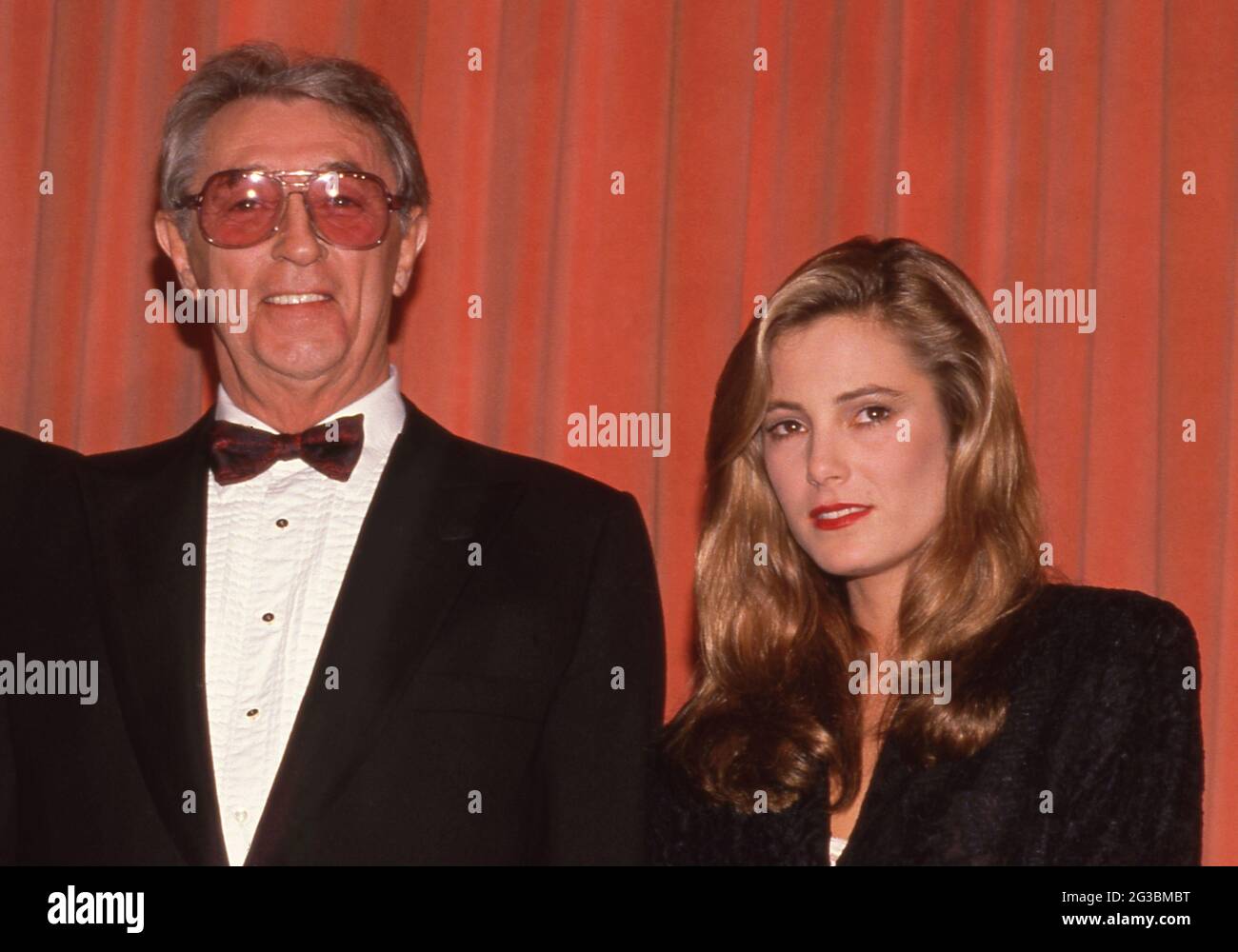 Robert Mitchum and Carrie Mitchum  Circa 1980's Credit: Ralph Dominguez/MediaPunch Stock Photo