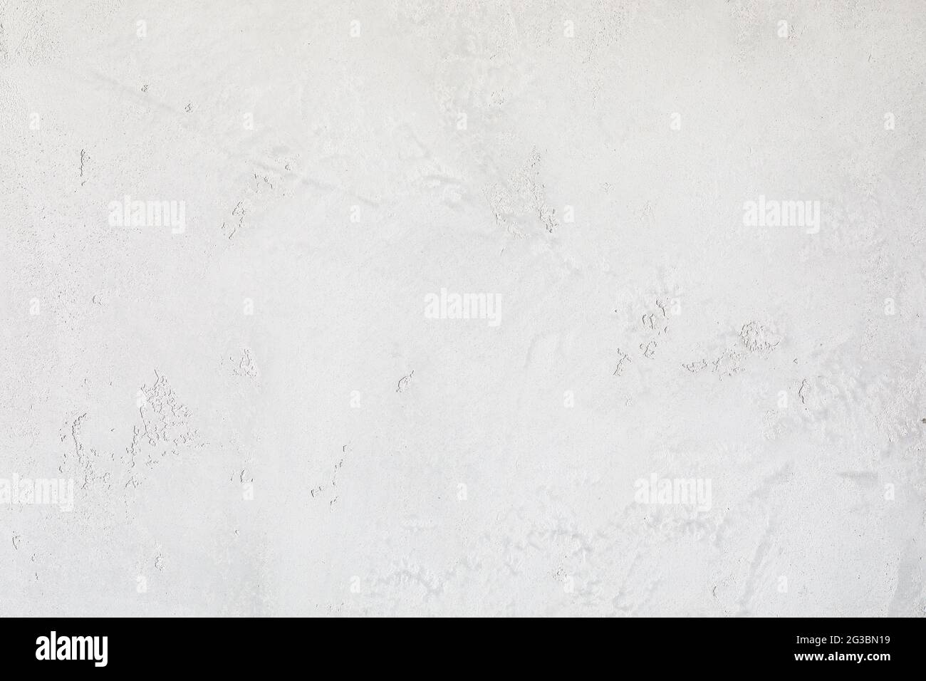 White or light gray concrete wall texture background Stock Photo