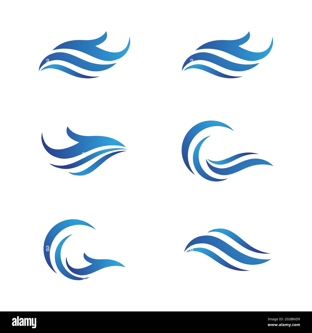 Water wave icon vector illustration design template Stock Vector Image ...