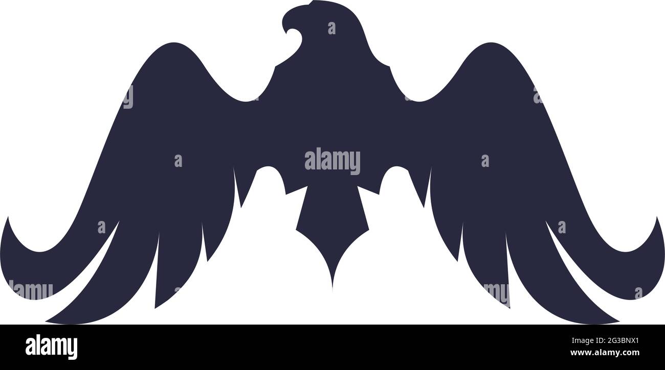 Silverlised Falcon Emblem falcon emblem silhouette Stock Vector Image & Art - Alamy