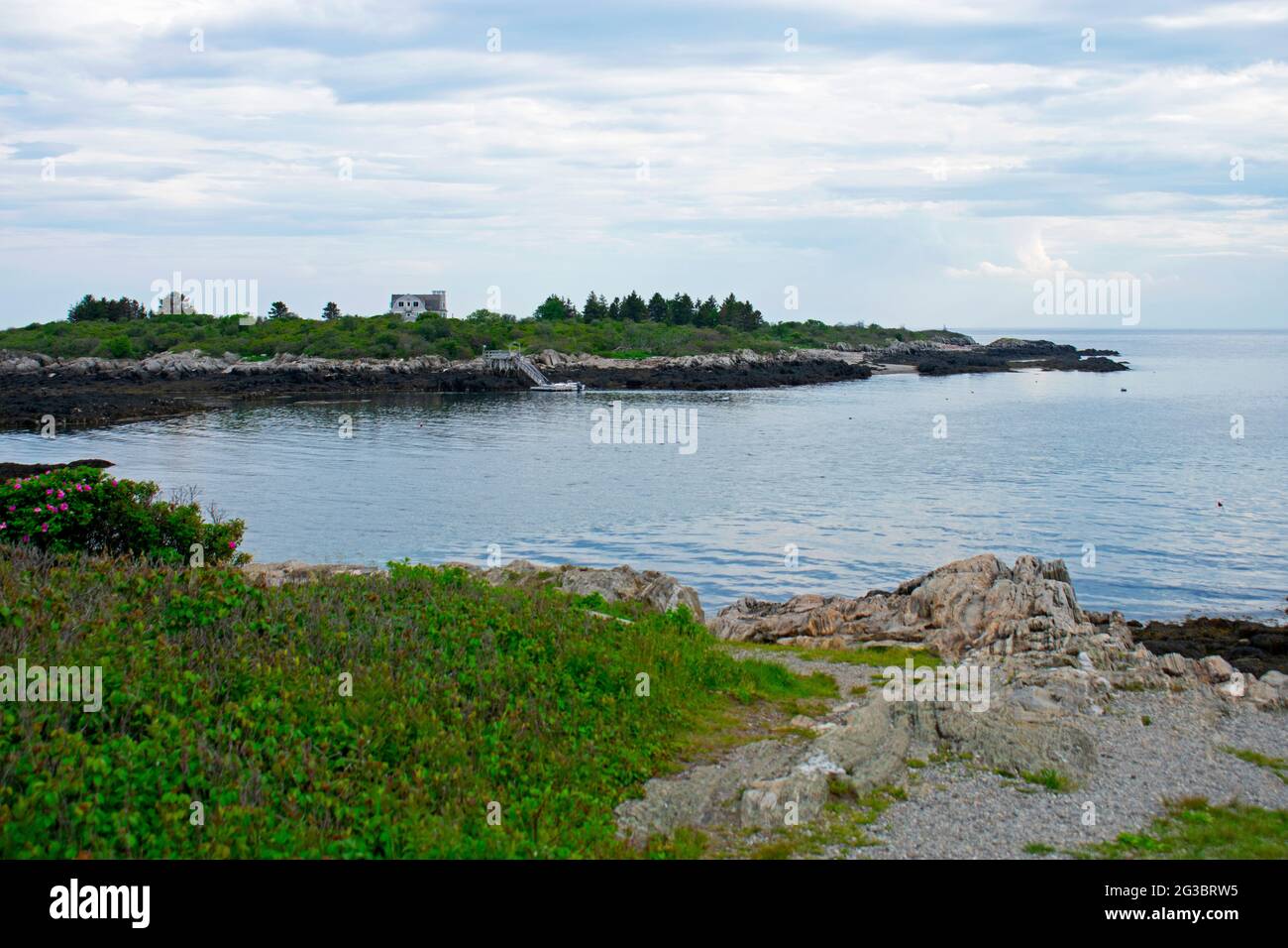 View of the southern part of Harpswell, Maine, from the Lands End part