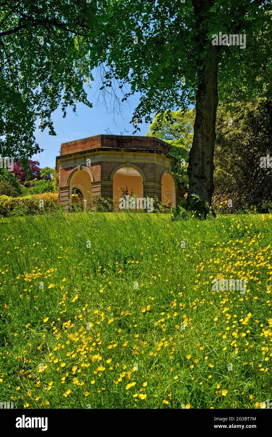 UK, North Yorkshire, Harrogate, Valley Gardens, The Colonnade Stock Photo