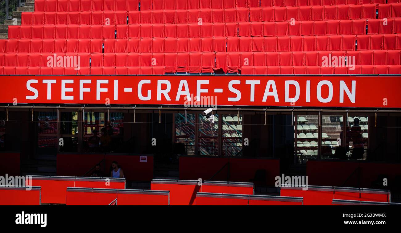 Illustration Steffi Graf Stadion during the first round of the 2021