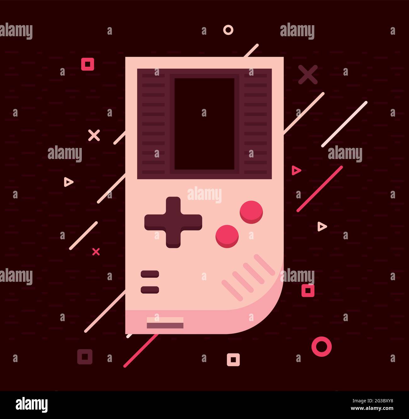 videogame portable device Stock Vector Image & Art - Alamy