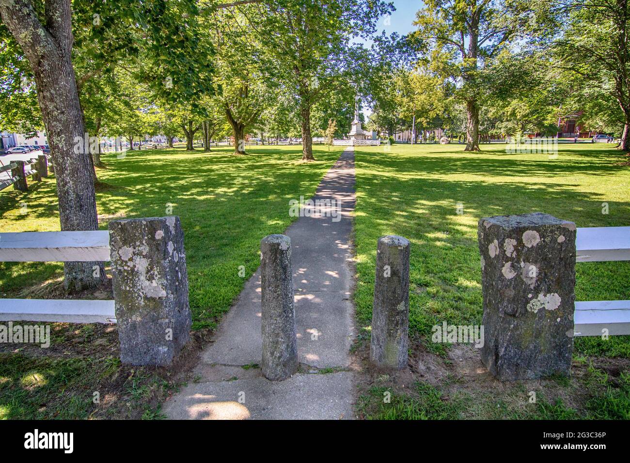 The Barre Town Common in Barre, Massachusetts Stock Photo Alamy