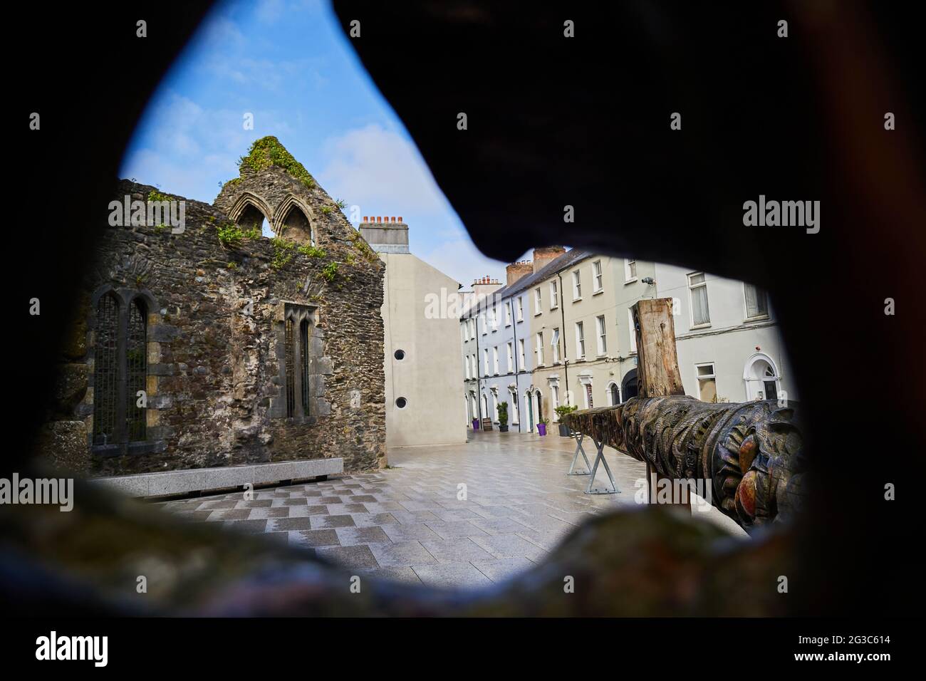 WATERFORD IRELAND MAY 212021 Viking triangle in the city of