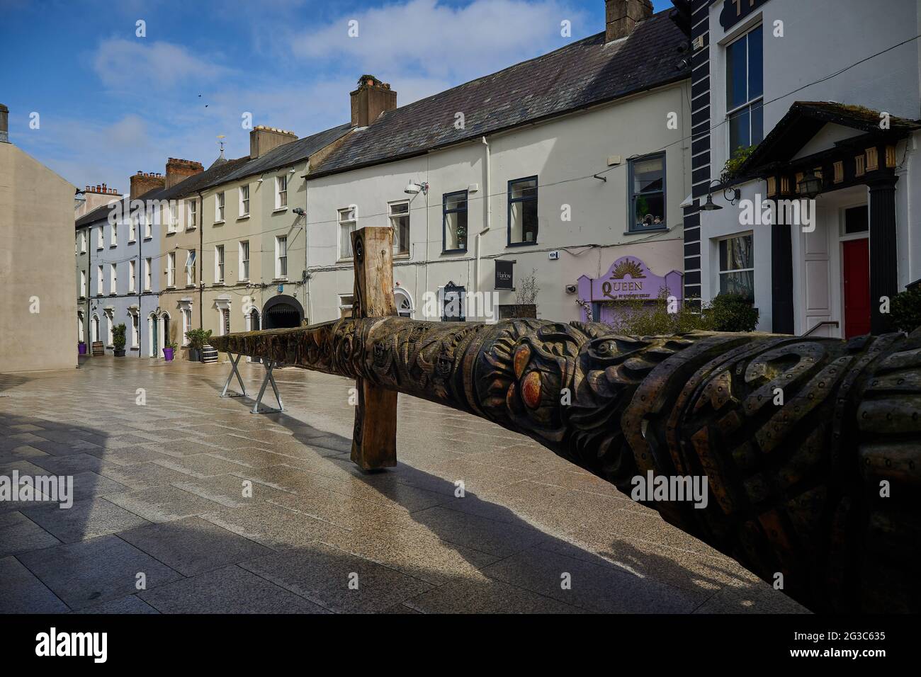 WATERFORD IRELAND MAY 212021 Viking triangle in the city of