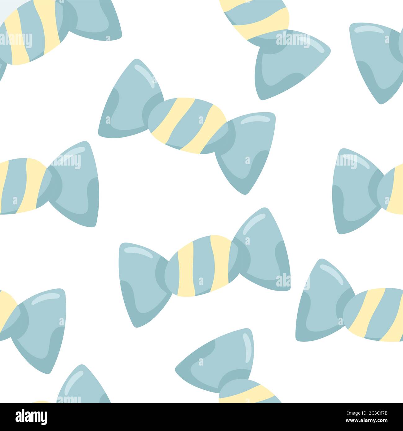 Seamless pattern with sweets in a flat style. Stock Vector