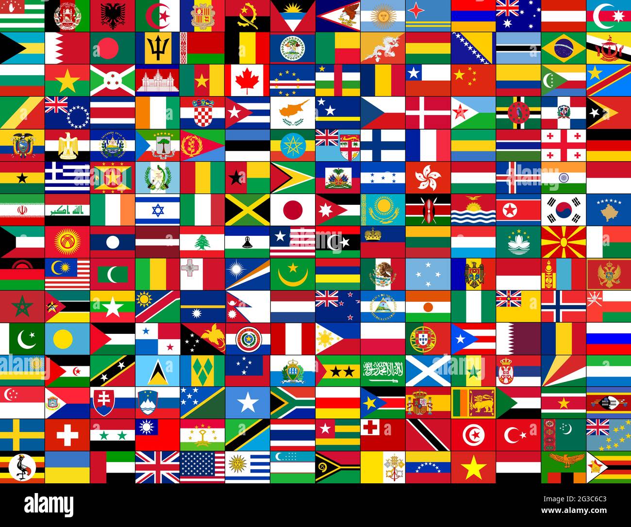icons of flags of all countries of the world Stock Photo Alamy