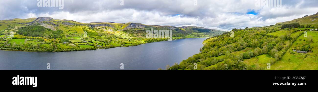 Aerial view of Glencar Lough in Ireland Stock Photo - Alamy