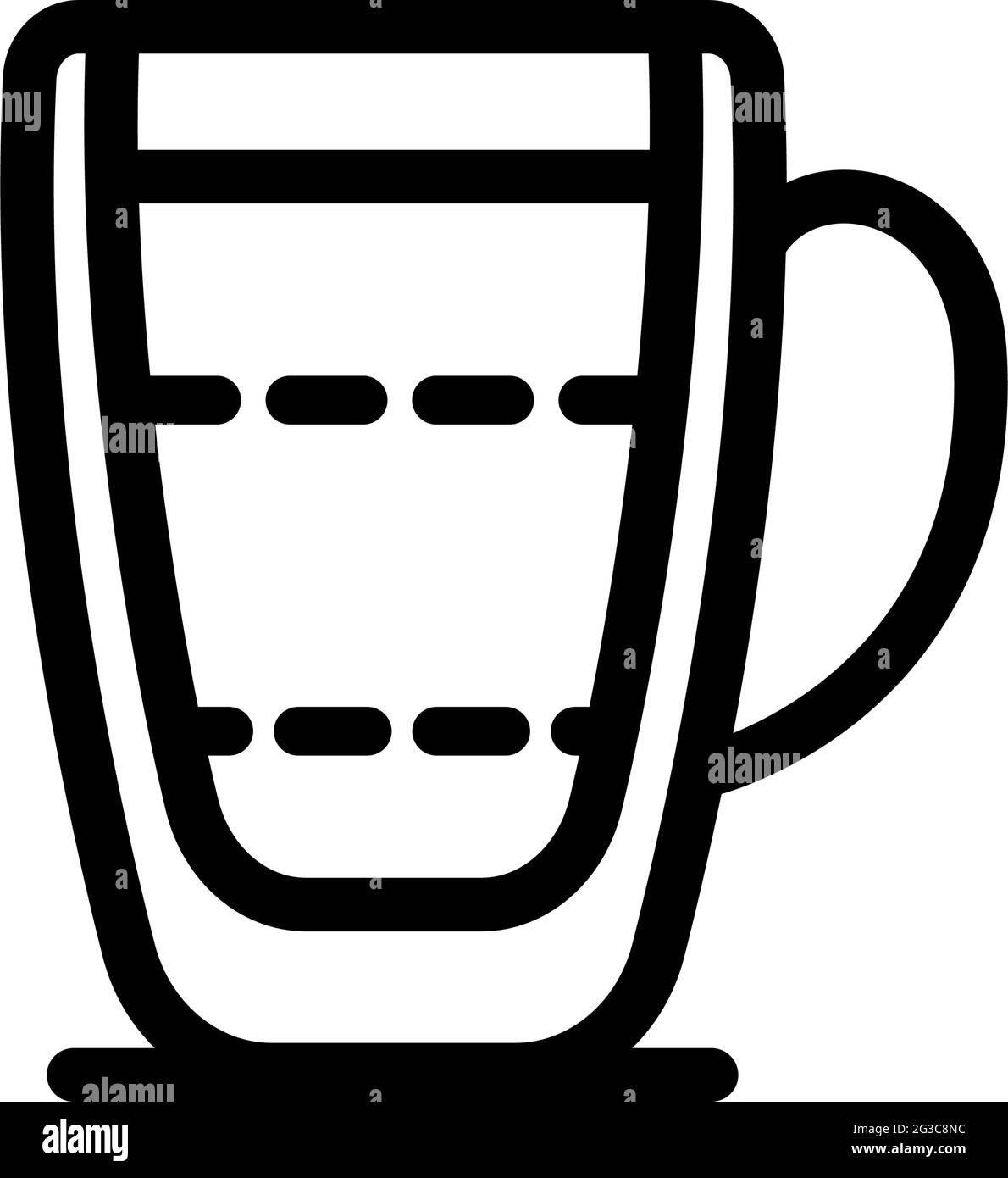 Coffee cup of coffee dotted cup of coffee Black and White Stock Photos ...