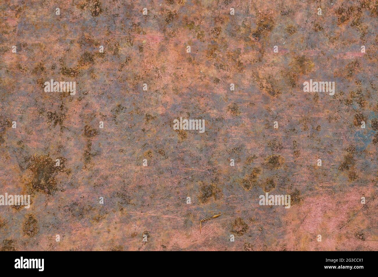 Rusted metal texture, old sheet metal covered with rust,background for different projects Stock Photo