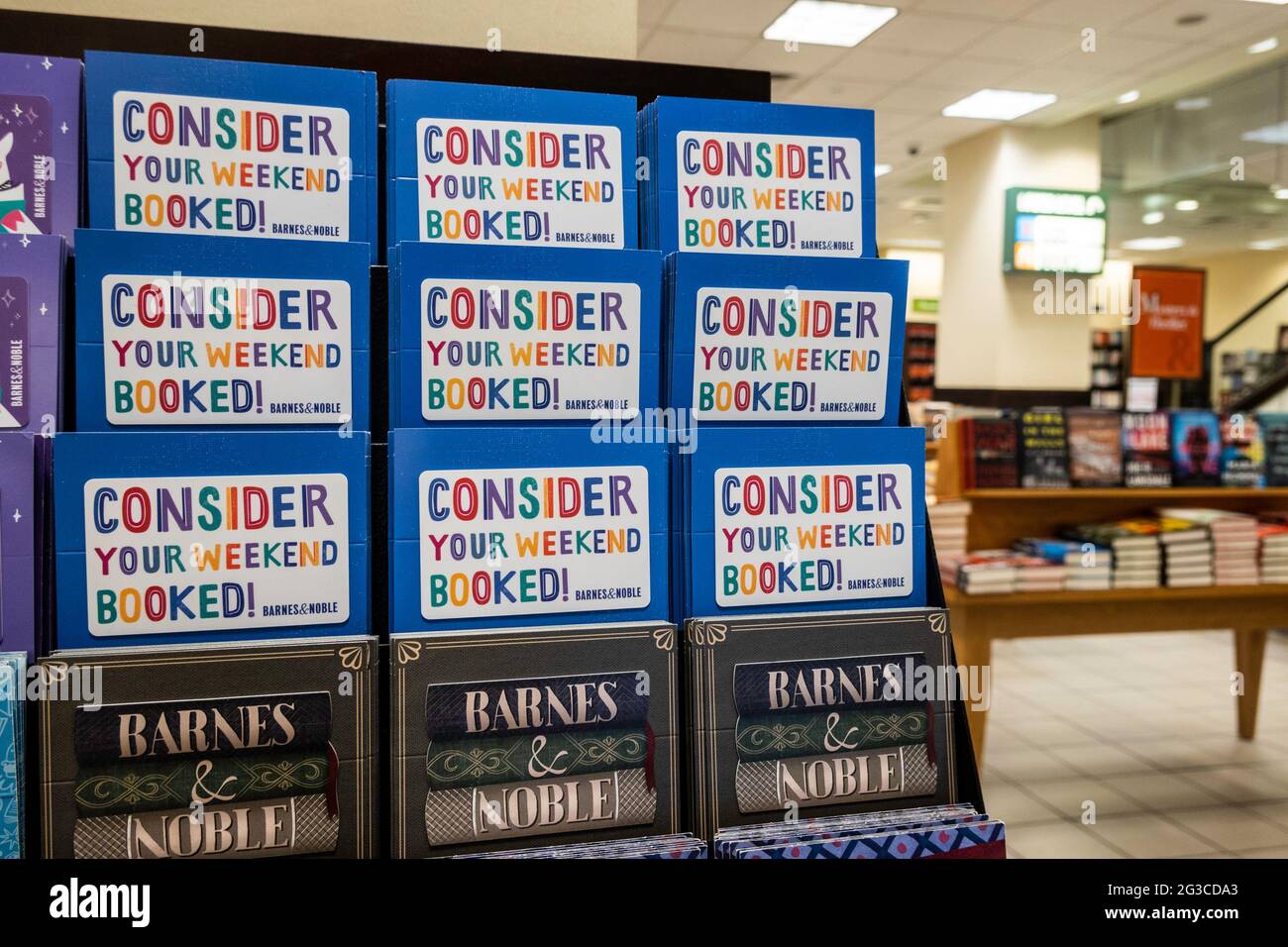 Barnes & Noble Prepaid Gift Cards Display, USA Stock Photo Alamy