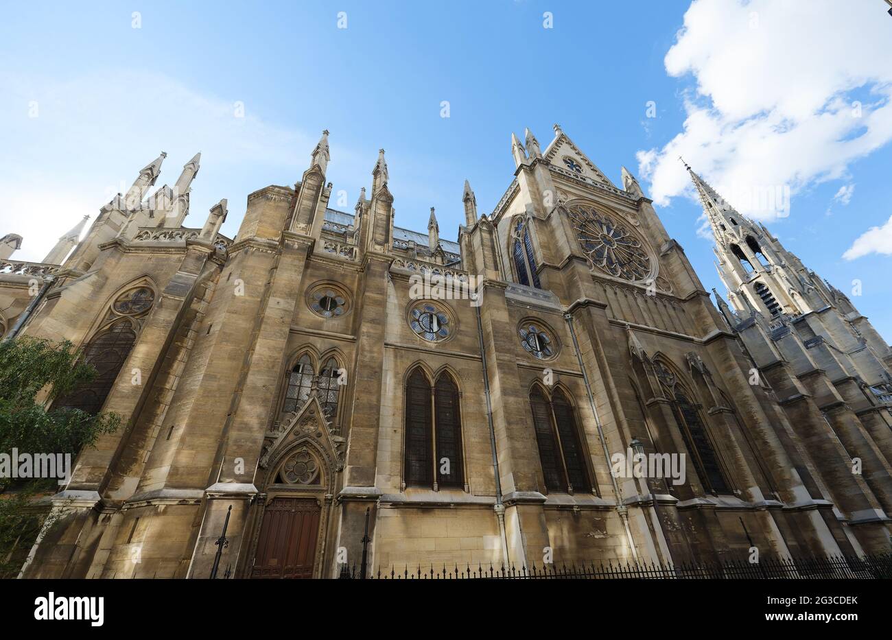 The catholic Basilica of Saint Clotilde , Paris, France Stock Photo Alamy
