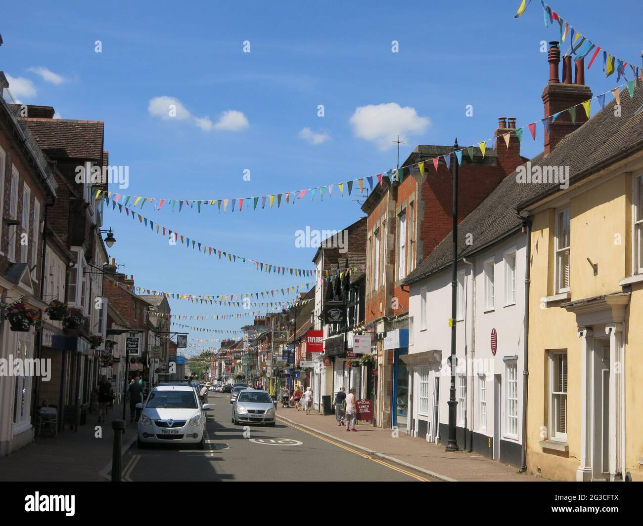 The High Street in Stony Stratford has been a thoroughfare since Roman