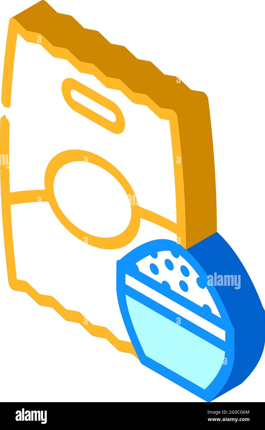 rice food gluten free isometric icon vector illustration Stock Vector ...