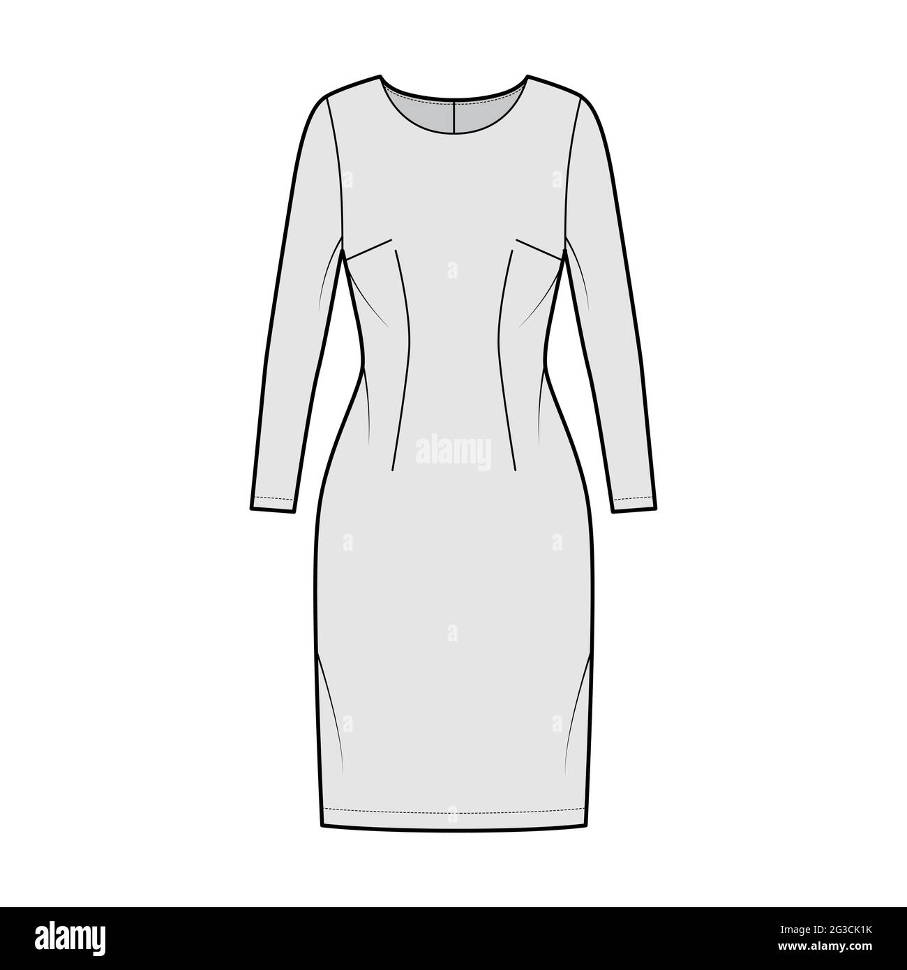 Digital Collections  Sleeveless cocktail sheath dress with embroidered  scallop trim at bateau neckline matching stole with scallop trim edging