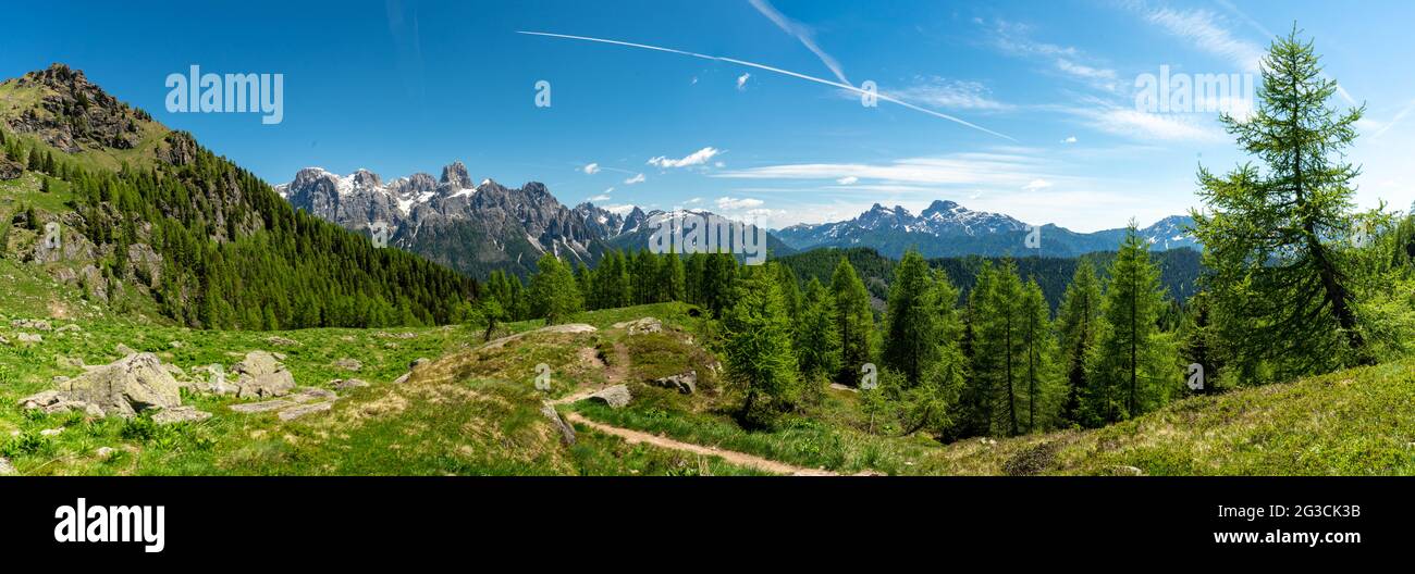 Val Pisorno - Primiero - Trentino Alto Adige Stock Photo