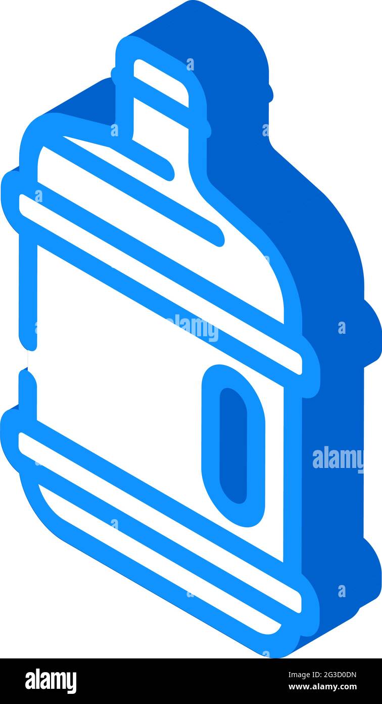 water plastic bottle isometric icon vector illustration Stock Vector ...