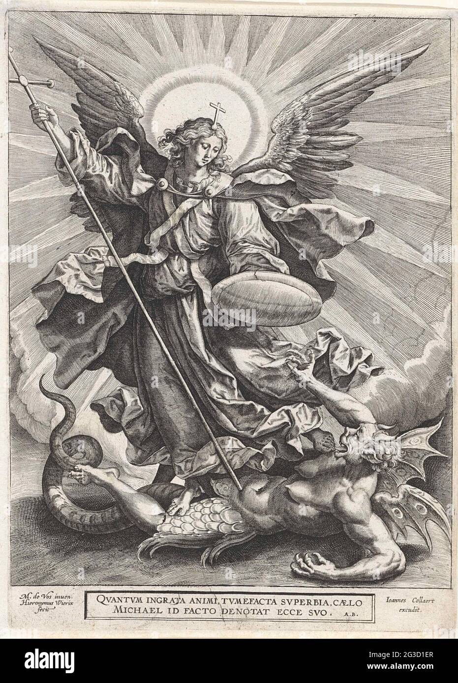 archangel michael vs dragon