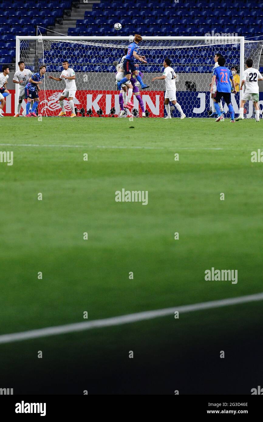 Osaka Japan Credit Matsuo 15th June 21 Sho Sasaki Jpn Football Soccer Fifa World Cup Qatar 22 Asian Qualifier Second Round Group F Match Between Japan 5 1 Kyrgyz Republic At Panasonic Stadium