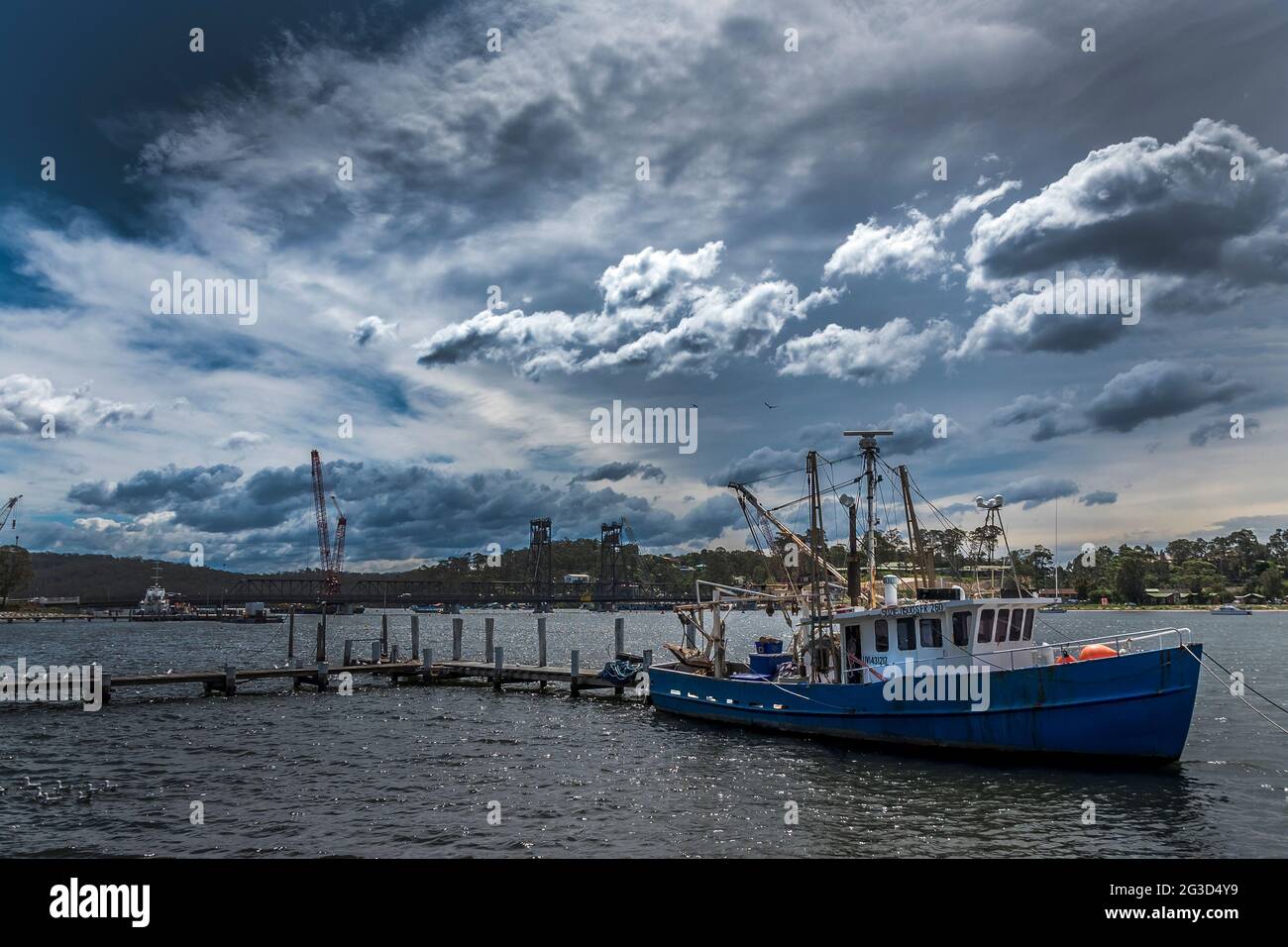Fishing boat in Bateman's Bay, NSW, Australia Stock Photo Alamy